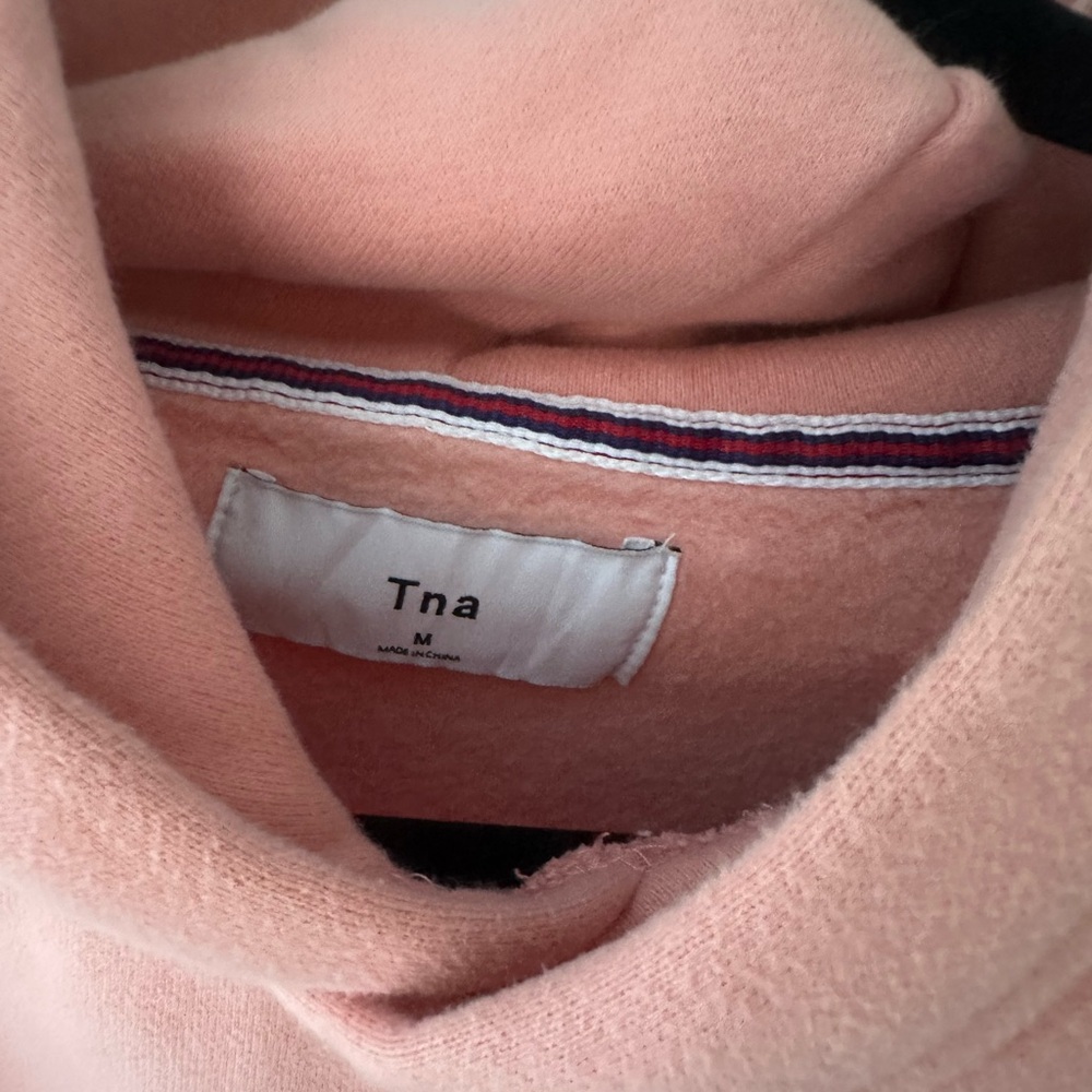 TNA Blush Pink Cropped Hoodie - Picture 4 of 4